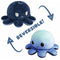 Reversible Octopus Plushie: Day/Night