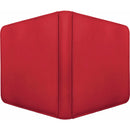 Vivid 12-Pocket Zippered PRO-Binder - Red