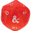 Dungeons & Dragons RPG: Red and White D20 Jumbo Plush