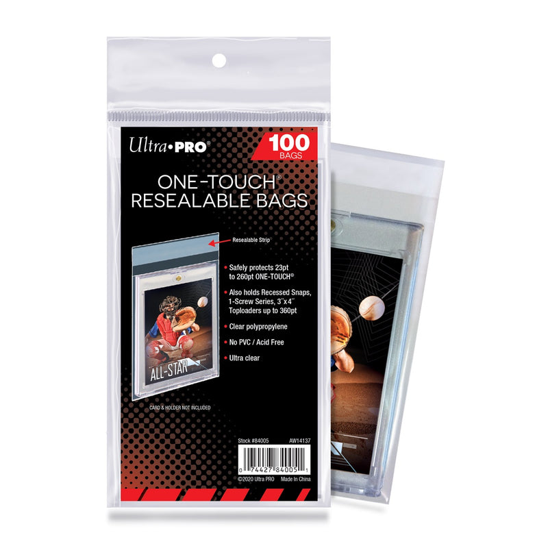 ONE-TOUCH RESEALABLE BAGS (100)