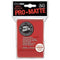Card Sleeves (50): Pro-Matte Red