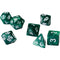 Pearl Green Acrylic RPG Dice Set (7)