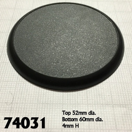 60mm Round Plastic Display Base (10)