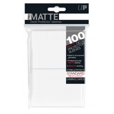 White Matte Sleeves (100)