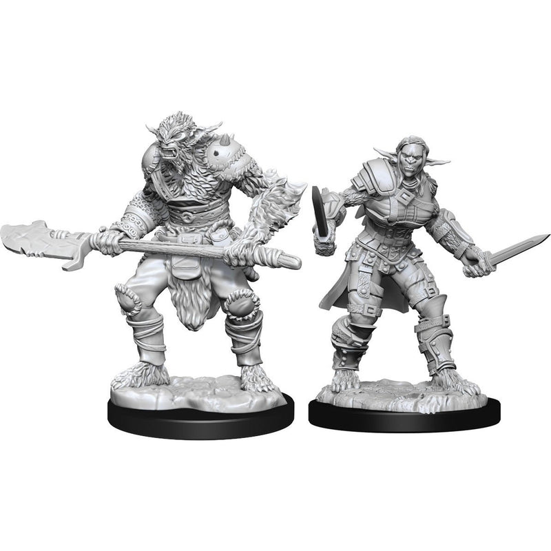 Bugbear Barbarian Male & Bugbear Rogue Female (W15)