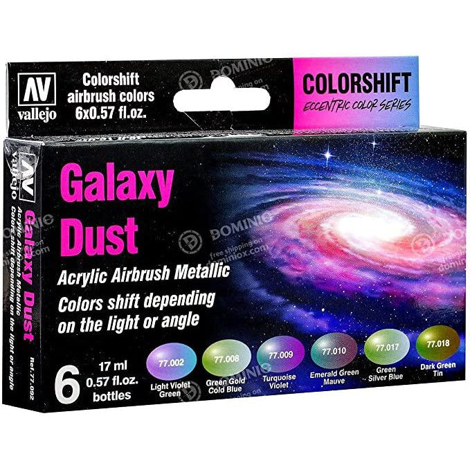 Acrylic Airbrush Metallic Colors Shift: Galaxy Dust (Discontinued)
