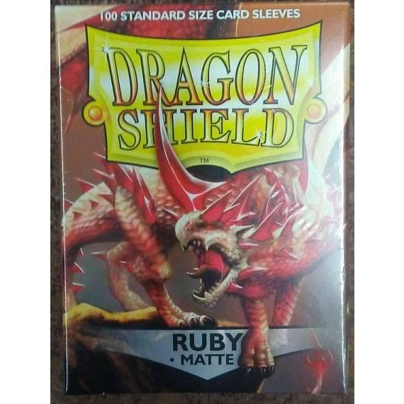 Dragon Shields: Matte Ruby (100)