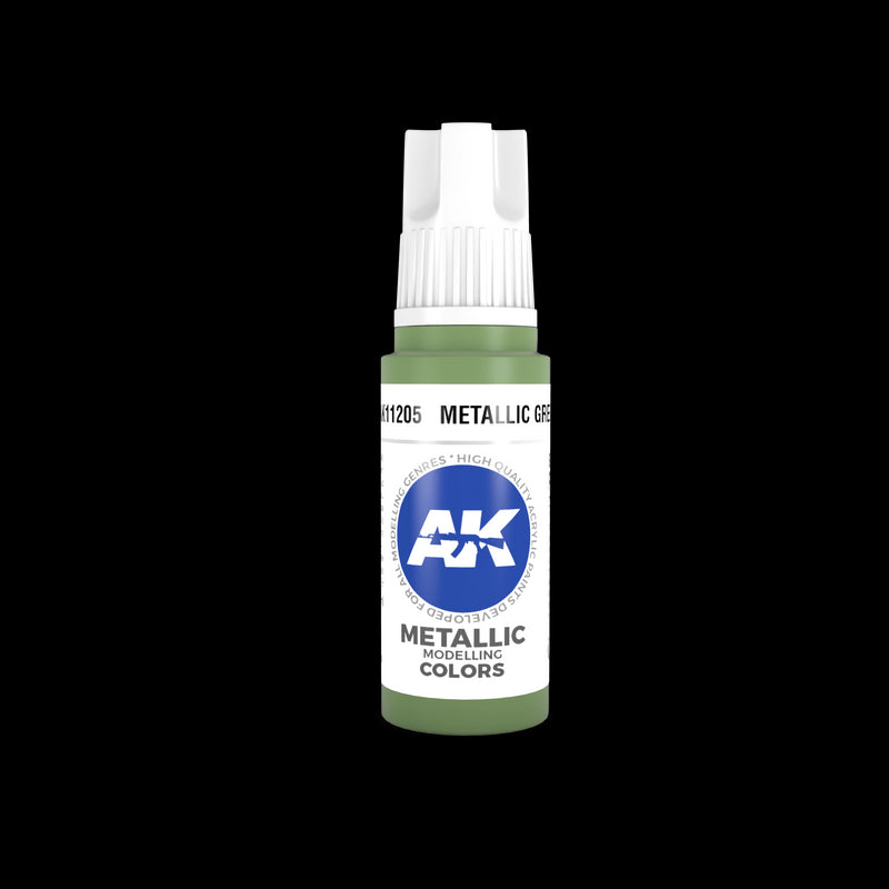 AK-Interactive: Metallic Green (17ml)