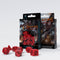 Dragons Dice Set Red/Black (7)