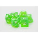 RPG Dice Set: Sparkle Translucent Light Green (7)