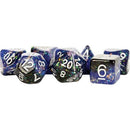 Polyhedral Dice Set: Blue/Black (7)