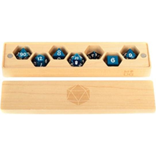 Premium Wood Dice Vault: Maple