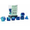 Gemini: Poly Blue-Blue/light blue Luminary 7-Die Set