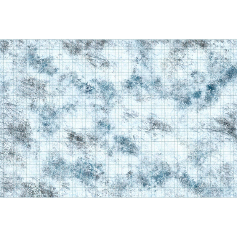 Dungeons & Dragons Fantasy Miniatures: Icons of the Realms Tundra Battle Mat