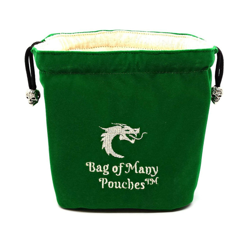 Bag of Many Pouches RPG DnD Dice Bag: Green