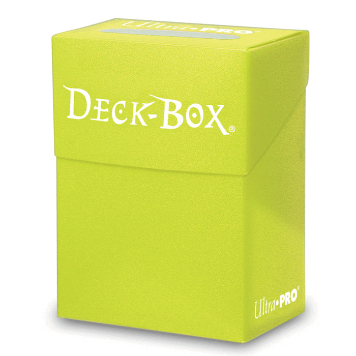 Deck Box: Bright Yellow