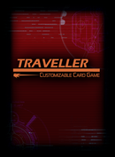 Traveller CCG: Card Sleeves A (50) Red Traveller Logo