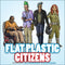 Flat Plastic Miniatures: Civilians