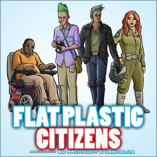 Flat Plastic Miniatures: Civilians