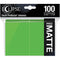 Eclipse Matte Standard Sleeves: Lime Green (100)