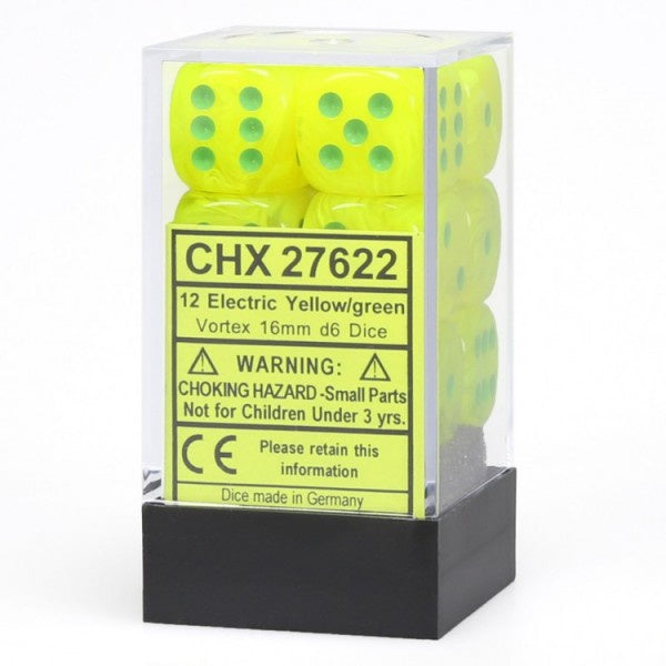 Dm8 16mm D6 Vortex Electric Yellow/Green (12)