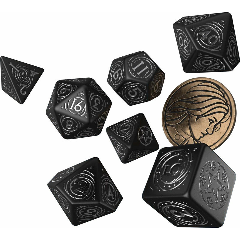 The Witcher Dice Set: Yennefer - The Obsidian Star (7 + coin) OOP