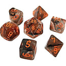 Lab Dice 4 Nebula: Poly Copper Matrix/orange Luminary (7)