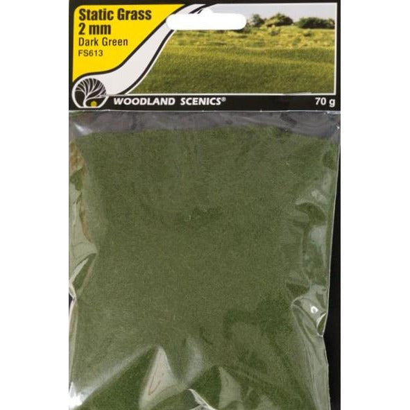 Dark Green Static Grass 2mm