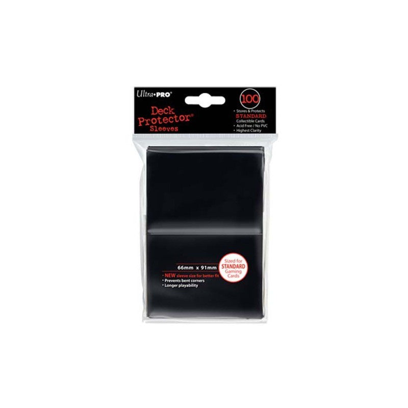 Card Sleeves (100): Pro-Gloss Black