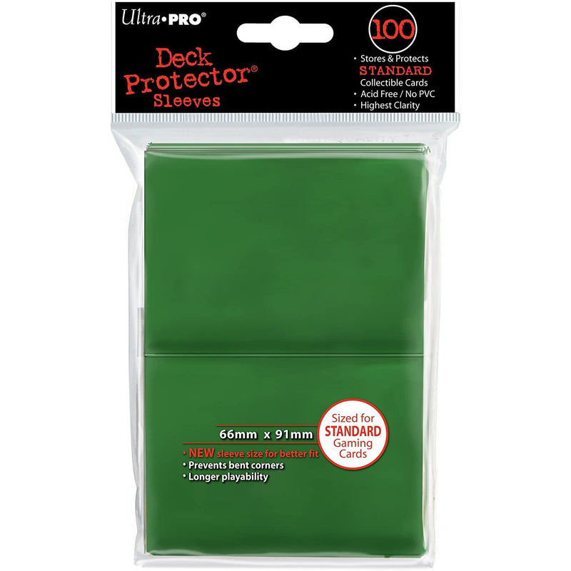 Card Sleeves (100): Pro-Gloss Green