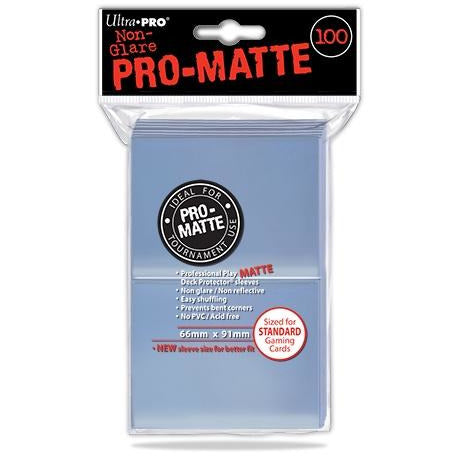 Pro-Matte: Clear Sleeves (100)