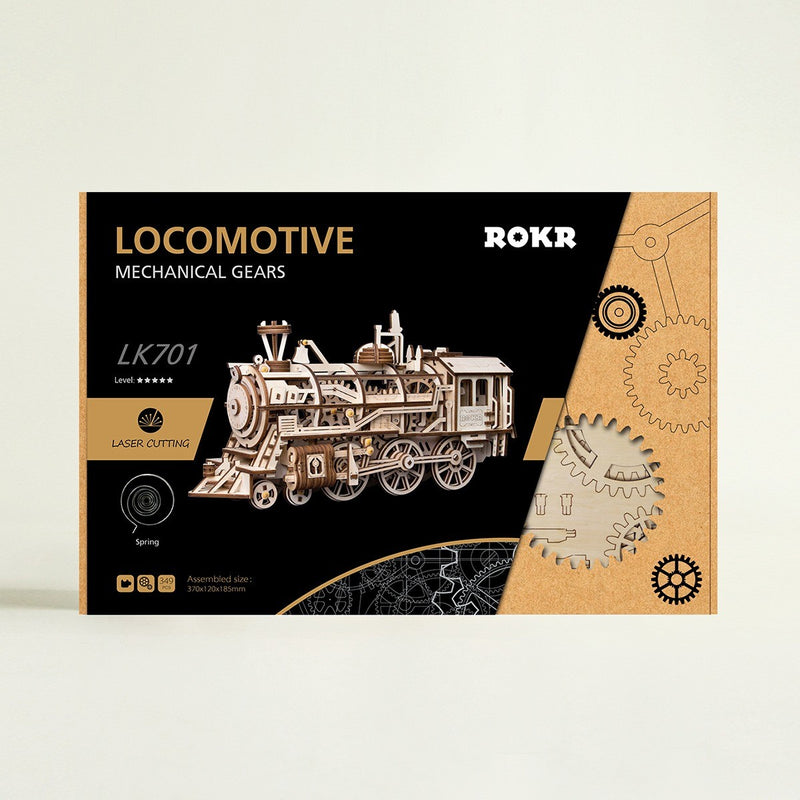Wooden Puzzle: Locomotive