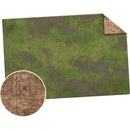 Monster Game Mat: 6x4 - Broken Grassland / Desert Scrubland Adventure Grid