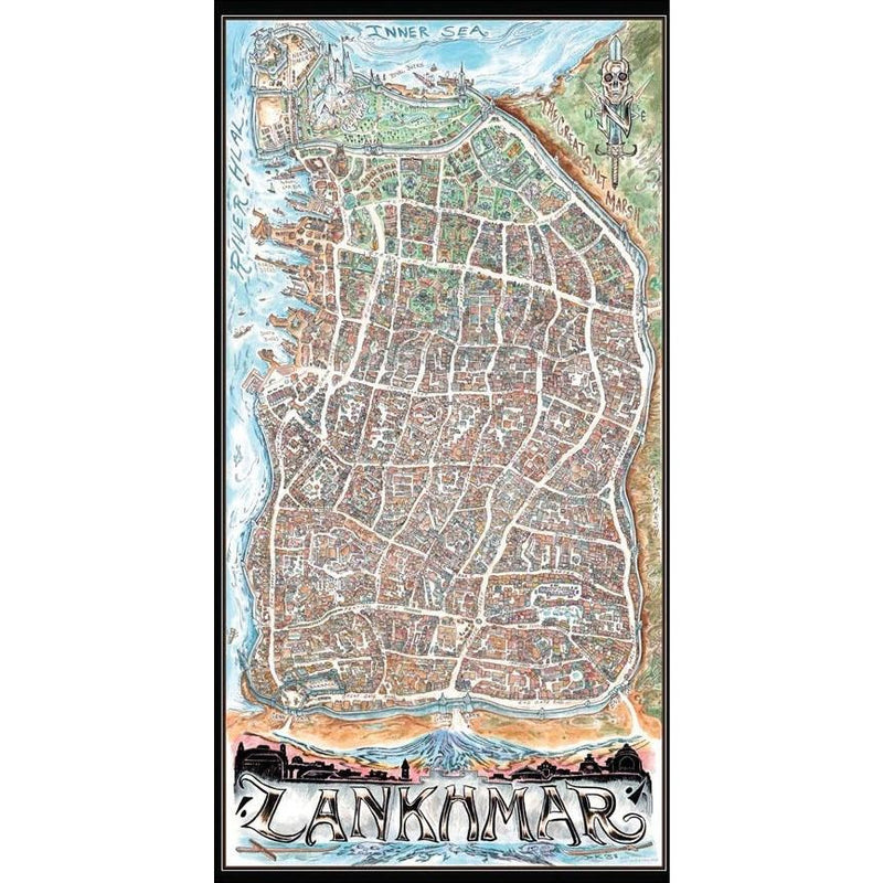 Lankhmar Map (Oversized Cloth Map)