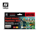 French Infantry Napoleonic Wars Vallejo Paint Set