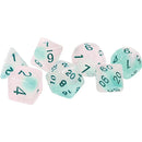 RPG Dice Set (7): Frosted Glowworm