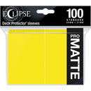 Eclipse Matte Standard Sleeves: Lemon Yellow (100)