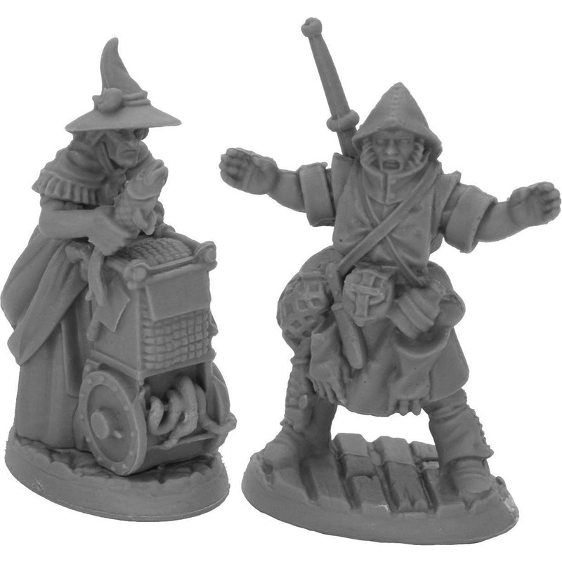 Dreadmere Townsfolk: Fishmongers (2)(Black Bones)