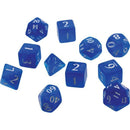 Eclipse: Poly 11 Dice Set- Pacific Blue
