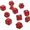 Eclipse: Poly 11 Dice Set- Apple Red