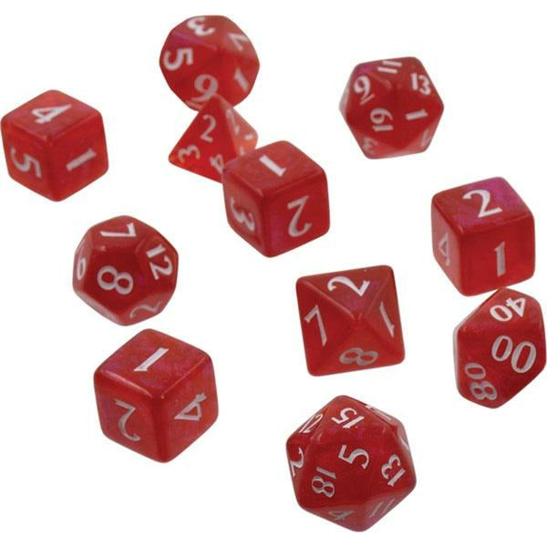 Eclipse: Poly 11 Dice Set- Apple Red