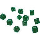 Eclipse: Poly 11 Dice Set- Forest Green