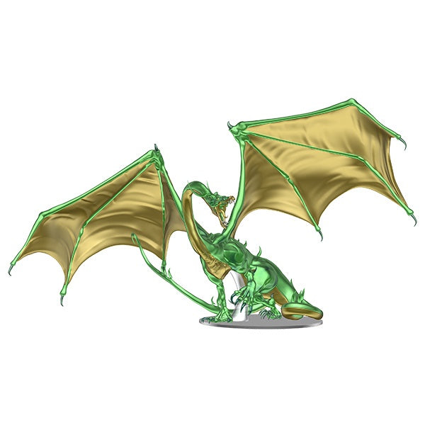 Dungeons & Dragons Fantasy Miniatures: Icons of the Realms - Adult Emerald Dragon Premium Figure***