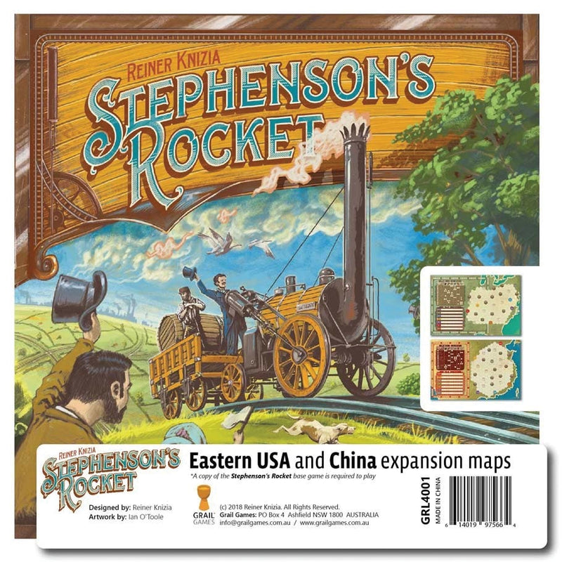 Stephenson`s Rocket: Eastern USA and China