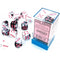 Gemini: 16mm d6 Black-White/pink Dice Block (12)