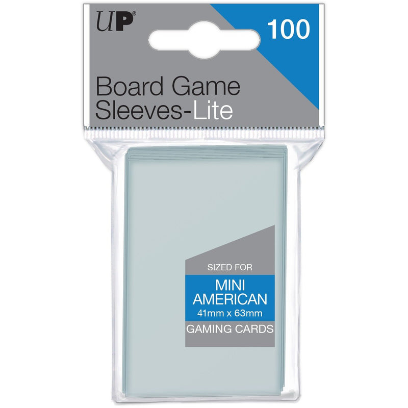 Mini American 41x63mm (100) Board Game Sleeves Lite (OOP)