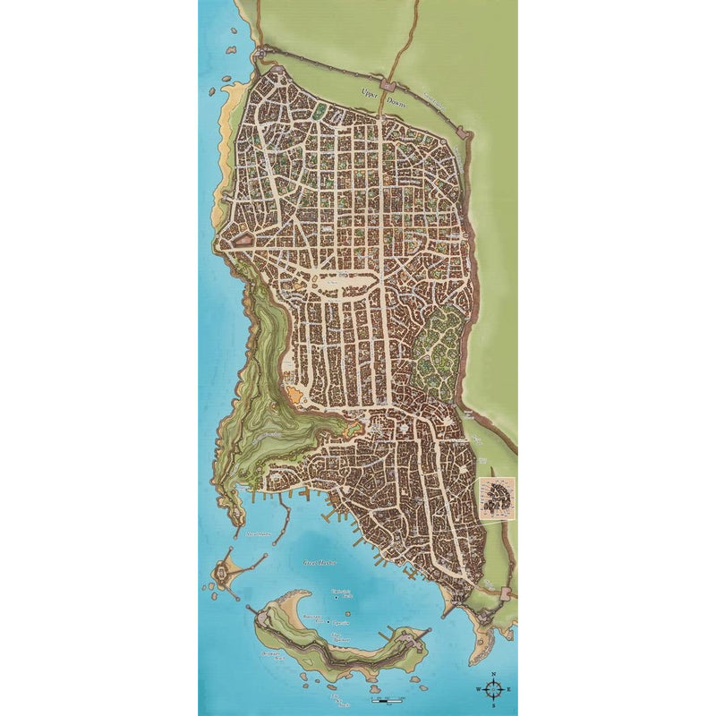 Waterdeep Precinct Map Waterdeep - City Map – America's Game Store