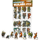 Flat Plastic Miniatures: Wildlands Hord (31pc)