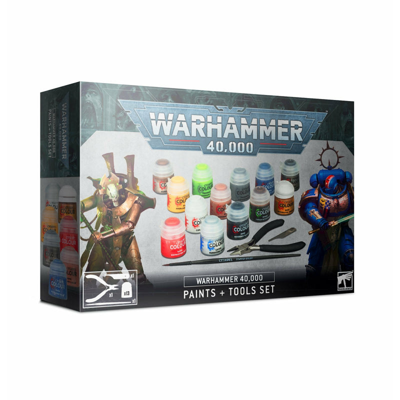 Warhammer 40,000 Paints + Tools Set