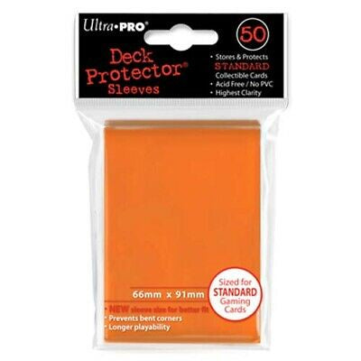 Card Sleeves (50): Pro-Gloss Orange